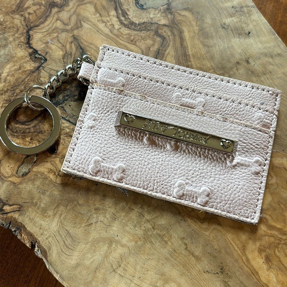 NEW Betsy Johnson Card Case Fob / Key Chain